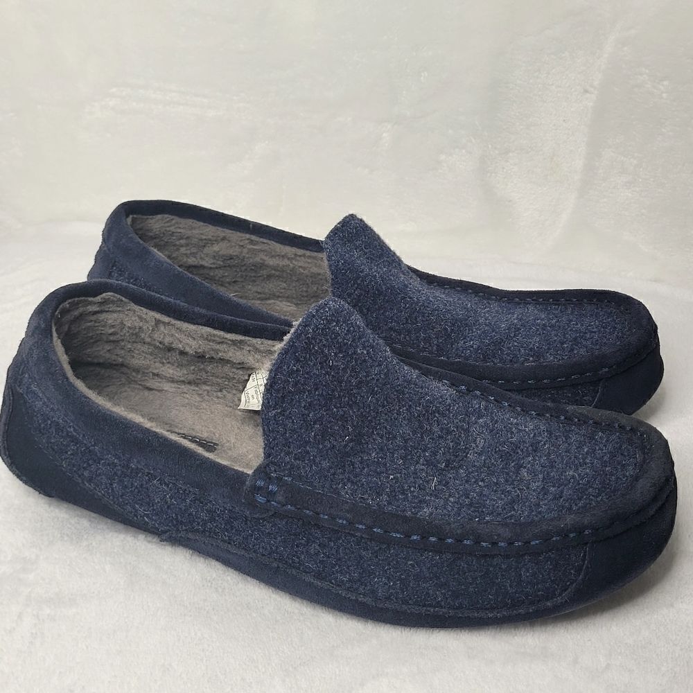UGG Ascot Wool Sapphire Slip‎ Ons Size 9
